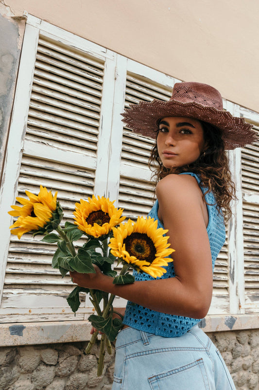 Girasol Vagabond the Brand Crown of the Vagabond Handmade in Mallorca